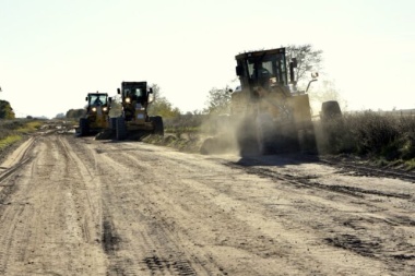 Municipio radical acondicionó una histórica ruta provincial sin concluir