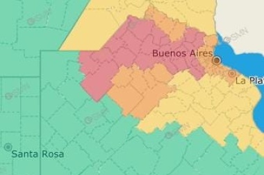 Varios distritos de la cuarta sección en alerta rojo y naranja por tormentas
