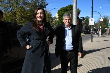 Britos recibió a la vicepresidente Victoria Villarruel en Chivilcoy