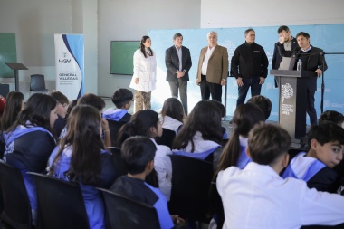 Kicillof inauguró las obras de ampliación de la Escuela Primaria N°45