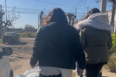 Ante posibles nevadas en 9 de Julio, el municipio desplegó asistencia