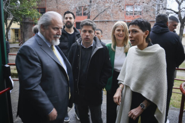 Foto de unidad en el inicio de la campaña de Fuerza Patria
