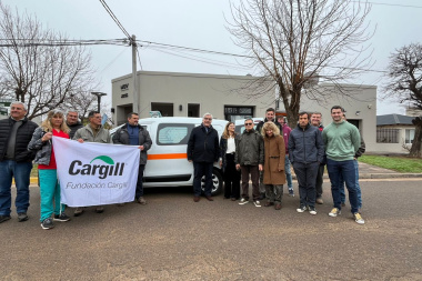 Alegre y su equipo visitaron Cañada Seca