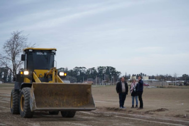 Comienzan los trabajos para el futuro asfalto en el Parque Lineal de la Ampliación Urbana