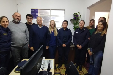 Golía recorrió las nuevas instalaciones de la Comisaría de la Mujer