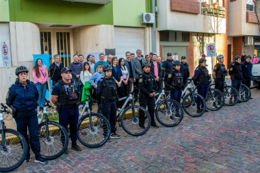 Junín sumó 10 bicicletas para reforzar la seguridad en los centros comerciales