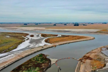 Confirman desde CARBAP que el gobierno reinició obras en el Río Salado