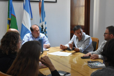 Recoulat y su par de Tres Lomas abordaron temas en conjuntos