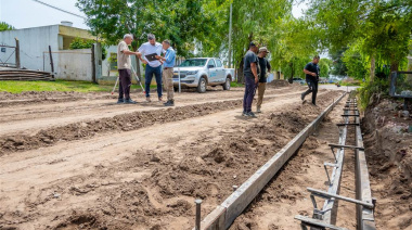 Avanza el plan de infraestructura urbana con una nueva obra finalizada en Capilla de Loreto