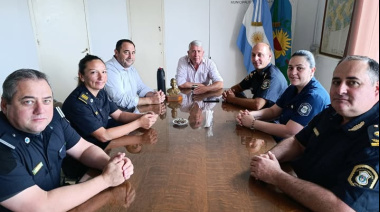 Gaute continúa su ronda de reuniones con jefes policiales ascendidos