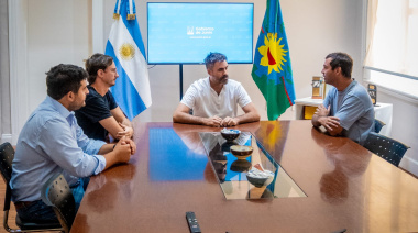 Viejos conocidos: Fiorini recibió al diputado UCR Valentín Miranda