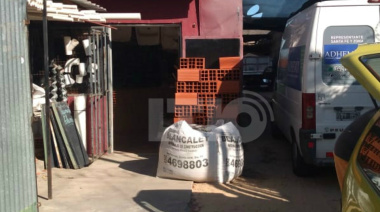 La venta de insumos para la construcción cayó fuerte en enero