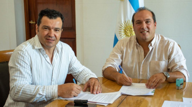 Trenque Lauquen y Guaminí renovaron convenio de cooperación para Garré