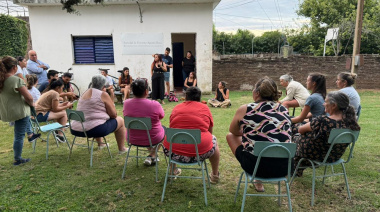 Bozzano recorrió Agustín Roca y recogió reclamos por falta de obras y mantenimiento