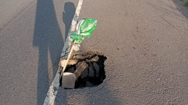 Municipio de Leandro N. Alem reclamó al gobierno nacional por el crítico estado de la Ruta 7