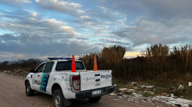 Continúan los trabajos de control en el basural de 9 de Julio luego del foco de incendio