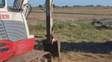 Serenal anunció la continuidad de una obra de cloacas en la localidad de Martínez de Hoz