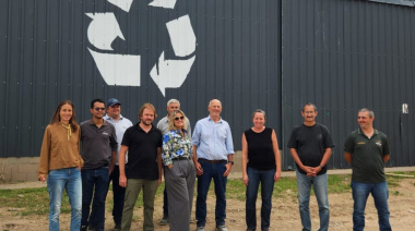 Concejales de Bragado recorrieron el relleno sanitario y la planta recicladora de Junín