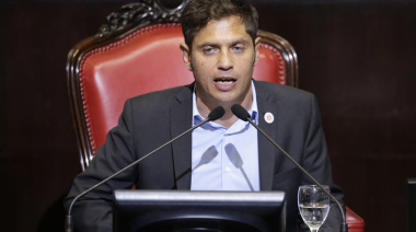Kicillof en la apertura de sesiones: “Argentina no sos vos, es Milei”