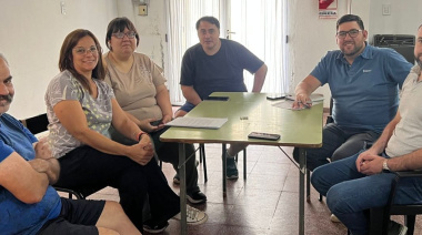 Directivos de la empresa Edén se reunieron con fomentistas del barrio Mayor López