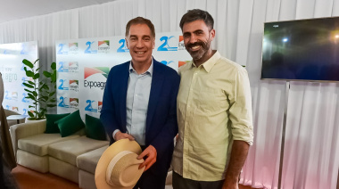 Fiorini se mostró con Santilli y con dirigentes radicales en distintas fotos con señales de construcción