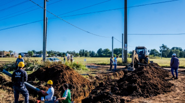 Junín amplía la red de cloacas y agua potable en el barrio Proyectar V