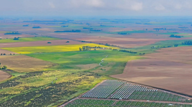 Construyen uno de los parques solares más grandes de la provincia en Junín
