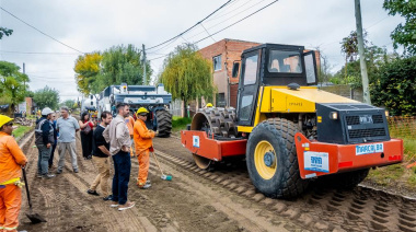 Avanza el plan de pavimentación en barrios de Junín con obras en marcha