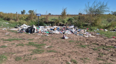 Intensifican acciones contra los basurales clandestinos en General Villegas