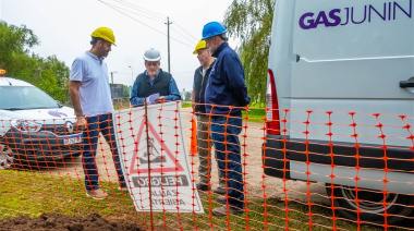 Avanza la extensión de gas natural en barrios de Junín