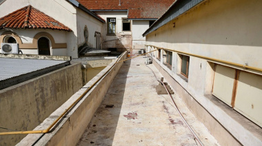 Avanzan los trabajos de puesta en valor del Hospital Unzué en 25 de Mayo