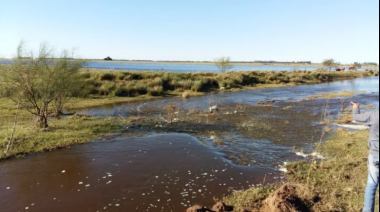 Con varios municipios de la cuarta, analizan la situación hídrica de la cuenca del Río Salado