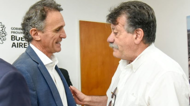 Katopodis llega a Bragado para recorrer obras junto al intendente