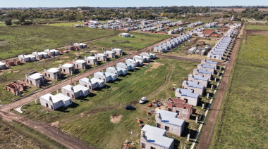 Avanza la construcción de 54 viviendas en Alberti: "El derecho al hogar es una prioridad que no se detiene"