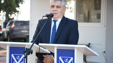 Britos encabezó el acto de inicio de la Escuela de Policía en Chivilcoy