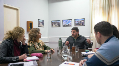 Egüen coordinó acciones con autoridades educativas y puso el foco en seguridad escolar y obras