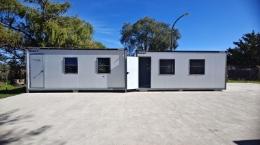 Instalaron aulas modulares en la Secundaria 23 y buscan mejorar la infraestructura escolar