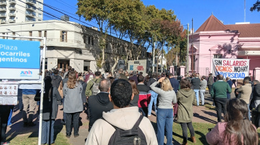 Nueva protesta universitaria se hizo sentir también Junín