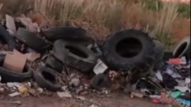 Denuncian un nuevo basural clandestino en el Hipódromo Municipal de Vedia