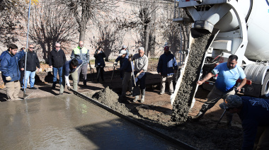 Chivilcoy avanza con nuevas obras de pavimento en el barrio San Martín