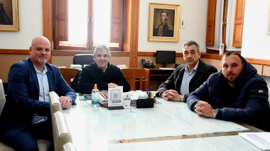 Britos recibió a funcionarios de Seguridad de La Plata