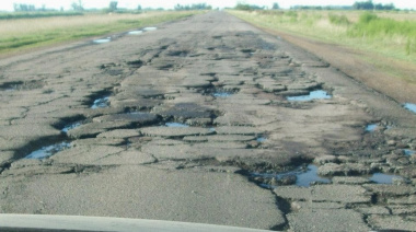 Piden obras urgentes en la Ruta 50 entre Smith y la Ruta 70