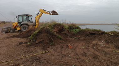 Plan de obras en Alberti: mejoras viales en accesos, consolidación de calles y extensión de cordón cuneta