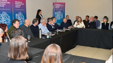En Alberti, Katopodis presentó los avances de la licitación del Tramo V de la cuenca del río Salado