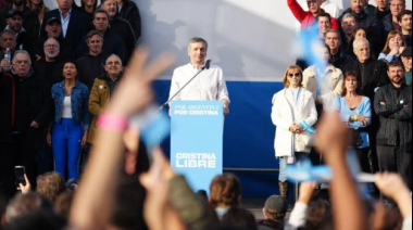 Máximo contra Kicillof en el banderazo por Cristina Kirchner