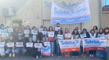 Docentes de Junín reclamaron paritarias y denunciaron el ajuste en educación