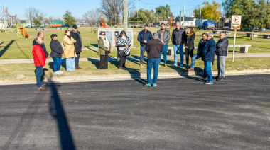 Con nuevas cuadras de asfalto, el Municipio avanza con su plan de obras en Junín