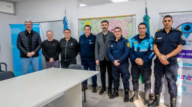 Fiorini recibió a las nuevas autoridades policiales y pidió fortalecer el trabajo conjunto