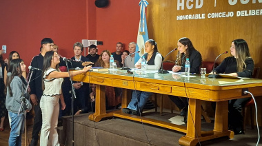 Juraron los parlamentarios estudiantiles en el Concejo Deliberante de Junín