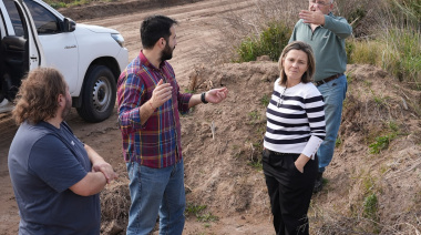 Funcionarios de la Provincia recorrieron obras en Nueve de Julio junto a la intendente Gentile